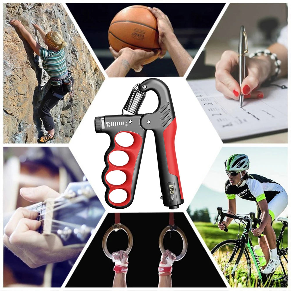 ALLOYSEED™ Adjustable Hand Gripper – 5–100KG | Strength Trainer
