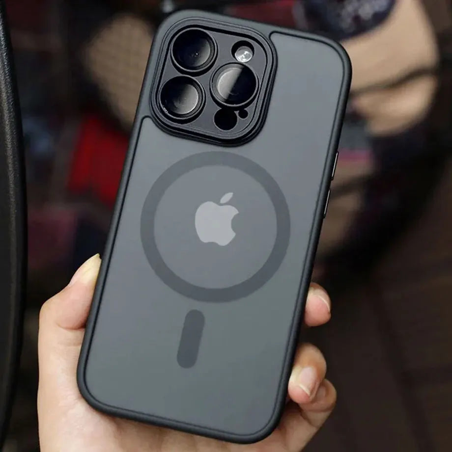 PINDOY™ Matte Armor iPhone Case – MagSafe Compatible | Luxury Finish