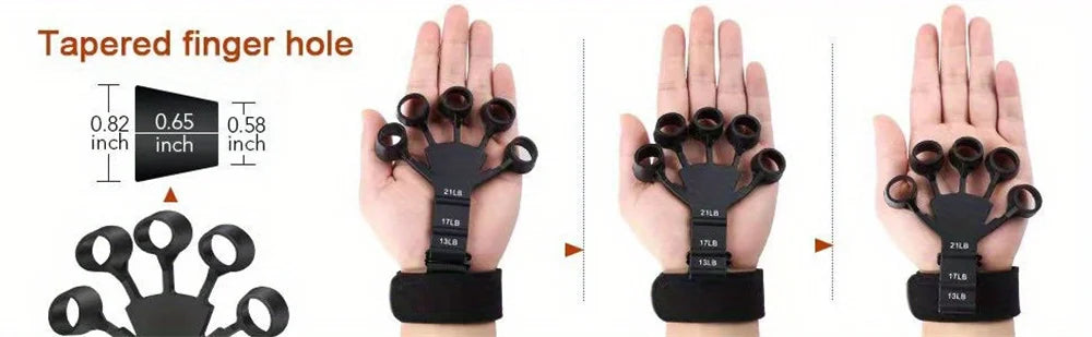 Athletic™ Finger Exercise Band – Adjustable Resistance | Hand Therapy