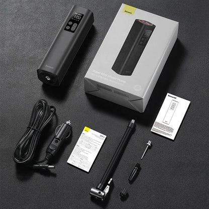 BASEUS™ Car Inflator – 150PSI Smart Digital Pump | Portable