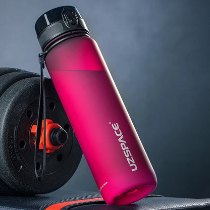 UZSPACE™ Sports Shaker Bottle – Leakproof | 500/1000ml BPA-Free