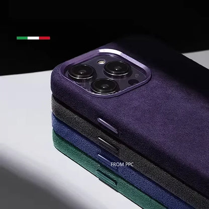 Italian ALCANTARA Magnetic Case for iPhones
