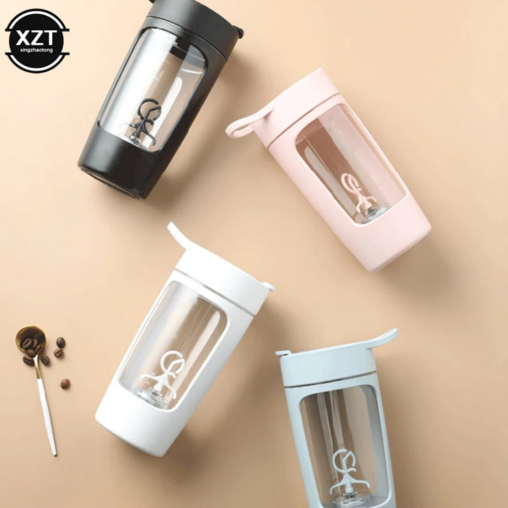 650ml USB Electric Protein Shaker Bottle Portable Rechargeable Blender Cup Multipurpose 650ml Mixing Cups for Fitness Workout