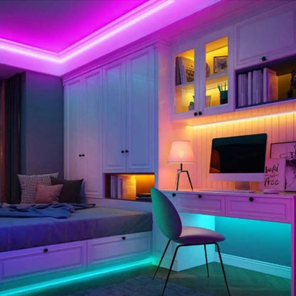 5M Neon LED Strip Lights USB 5V Strip IP65 Waterproof Control Led Flexible Diode Decoration For Home Living Room Decor Lighting
