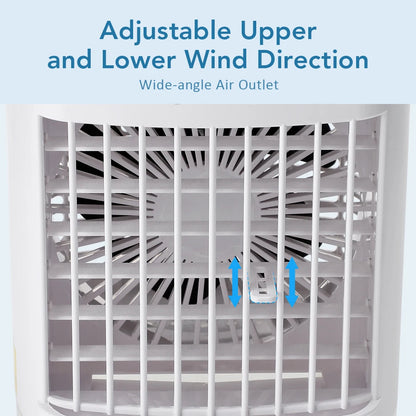 LZJV™ USB Mini Cooler – Portable Desktop Fan | Water Spray Cooling
