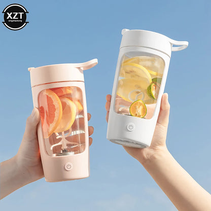 650ml USB Electric Protein Shaker Bottle Portable Rechargeable Blender Cup Multipurpose 650ml Mixing Cups for Fitness Workout