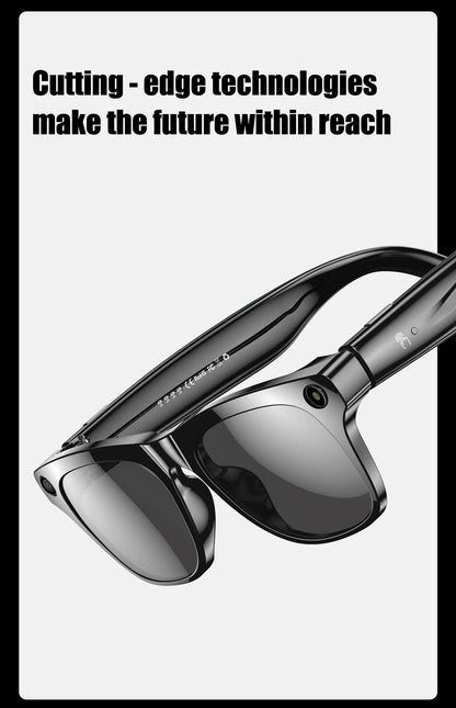 2025 Fashion AI 100MP Camera Smart Glasses Waterproof Bluetooth Call Playing Music Smart Glasses Identify Pictures Use ChatGPT