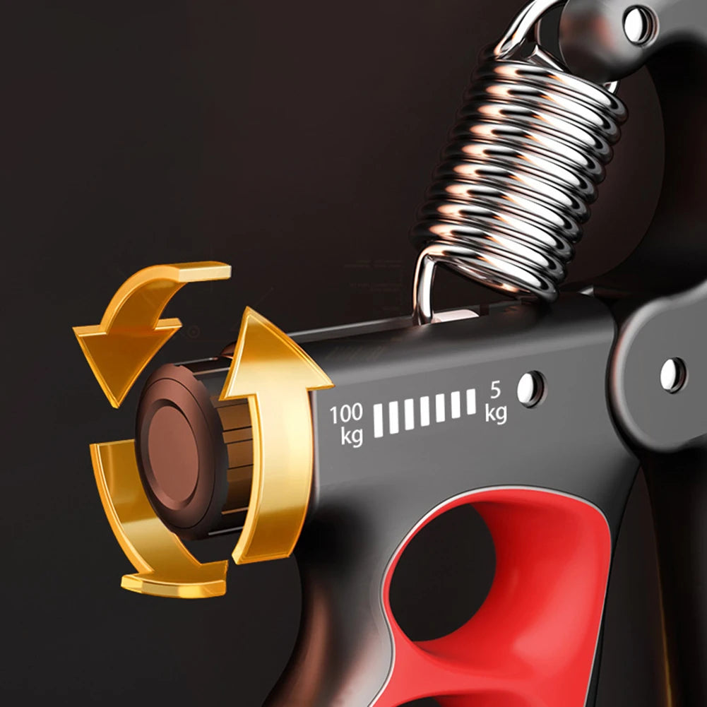 ALLOYSEED™ Adjustable Hand Gripper – 5–100KG | Strength Trainer