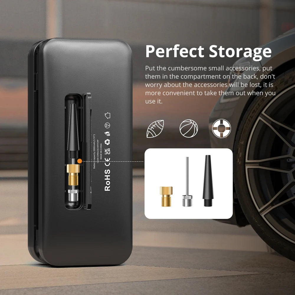 CARSUN™ Portable Tire Inflator – Digital Display | For All Vehicles