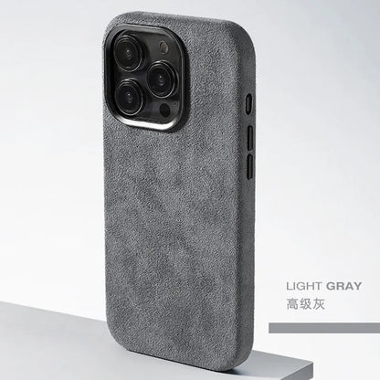 Italian ALCANTARA Magnetic Case for iPhones