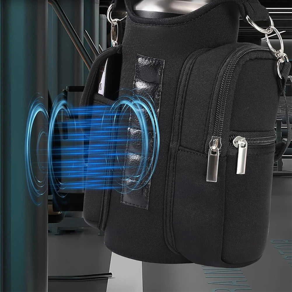 Magnetic Gym Shoulder Bag – Large-Capacity Fitness & Travel Organizer