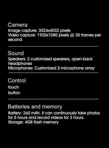 2025 Fashion AI 100MP Camera Smart Glasses Waterproof Bluetooth Call Playing Music Smart Glasses Identify Pictures Use ChatGPT