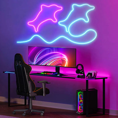 5M Neon LED Strip Lights USB 5V Strip IP65 Waterproof Control Led Flexible Diode Decoration For Home Living Room Decor Lighting