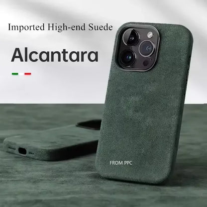 Italian ALCANTARA Magnetic Case for iPhones