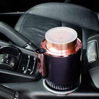 DC 12V Warmer Cooler Smart Car Cup Car Heating Cooling Cup 2-in-1 Car Office Cup Mug Holder Cooling Beverage travel Drinks Cans