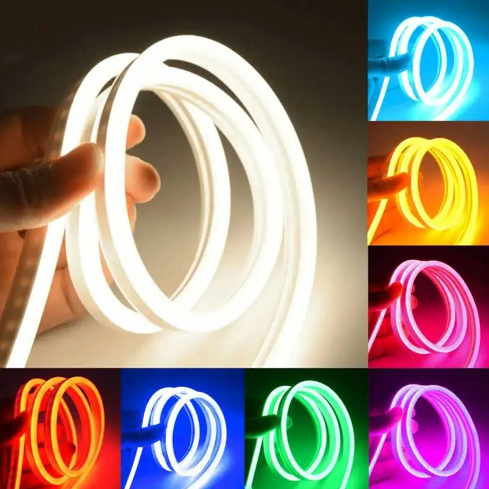 5M Neon LED Strip Lights USB 5V Strip IP65 Waterproof Control Led Flexible Diode Decoration For Home Living Room Decor Lighting