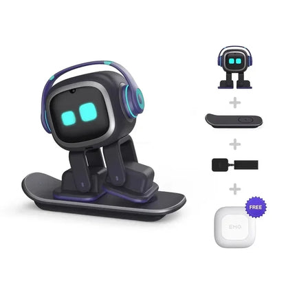 Emo Robot Pet Emopet Intelligent Companion  Ai Emotional Communication Future Voice Robot For Home Desktop Toys Kids Xmas Gift