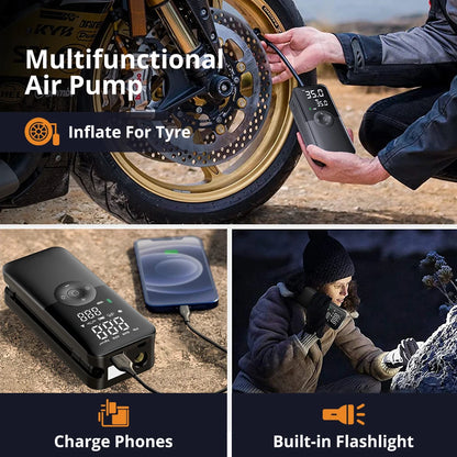 CARSUN™ Portable Tire Inflator – Digital Display | For All Vehicles
