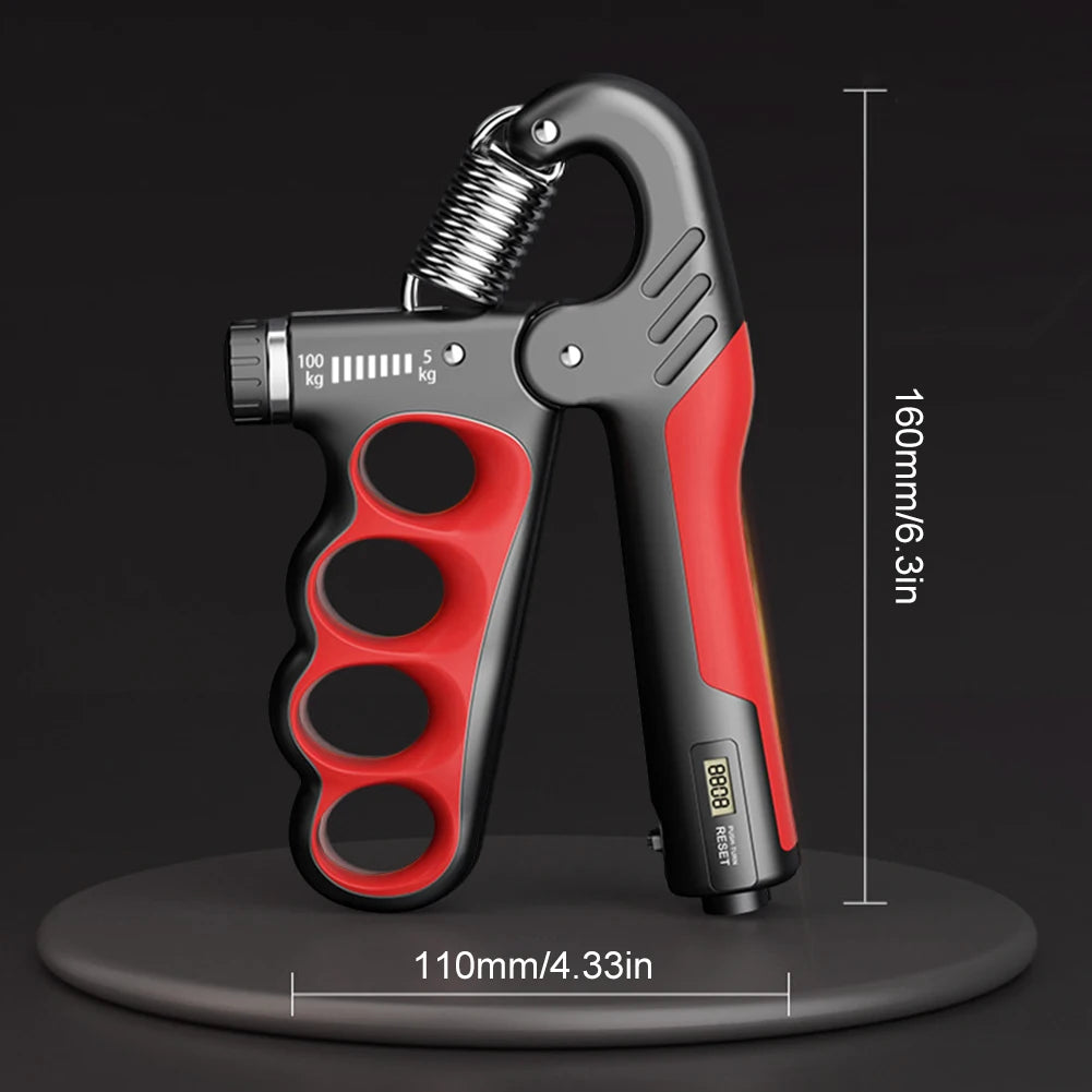 ALLOYSEED™ Adjustable Hand Gripper – 5–100KG | Strength Trainer