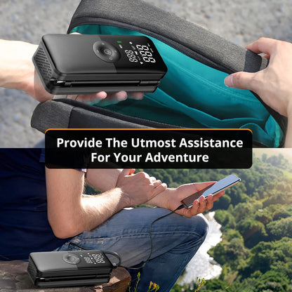 CARSUN™ Portable Tire Inflator – Digital Display | For All Vehicles