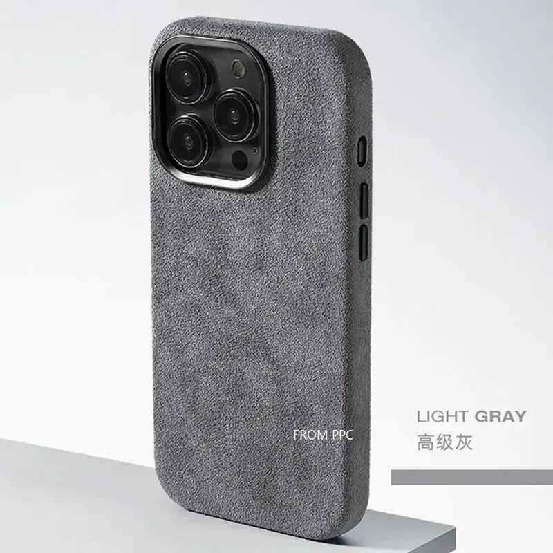 Italian ALCANTARA Magnetic Case for iPhones
