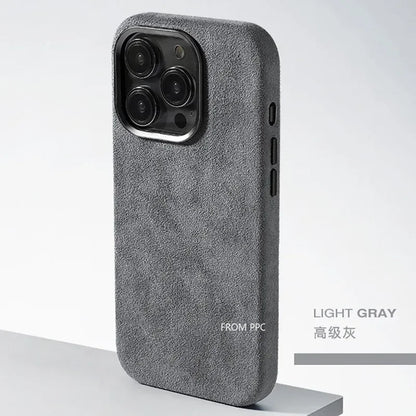 Italian ALCANTARA Magnetic Case for iPhones