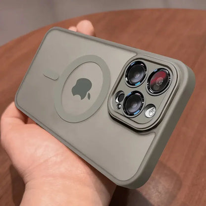 PINDOY™ Matte Armor iPhone Case – MagSafe Compatible | Luxury Finish