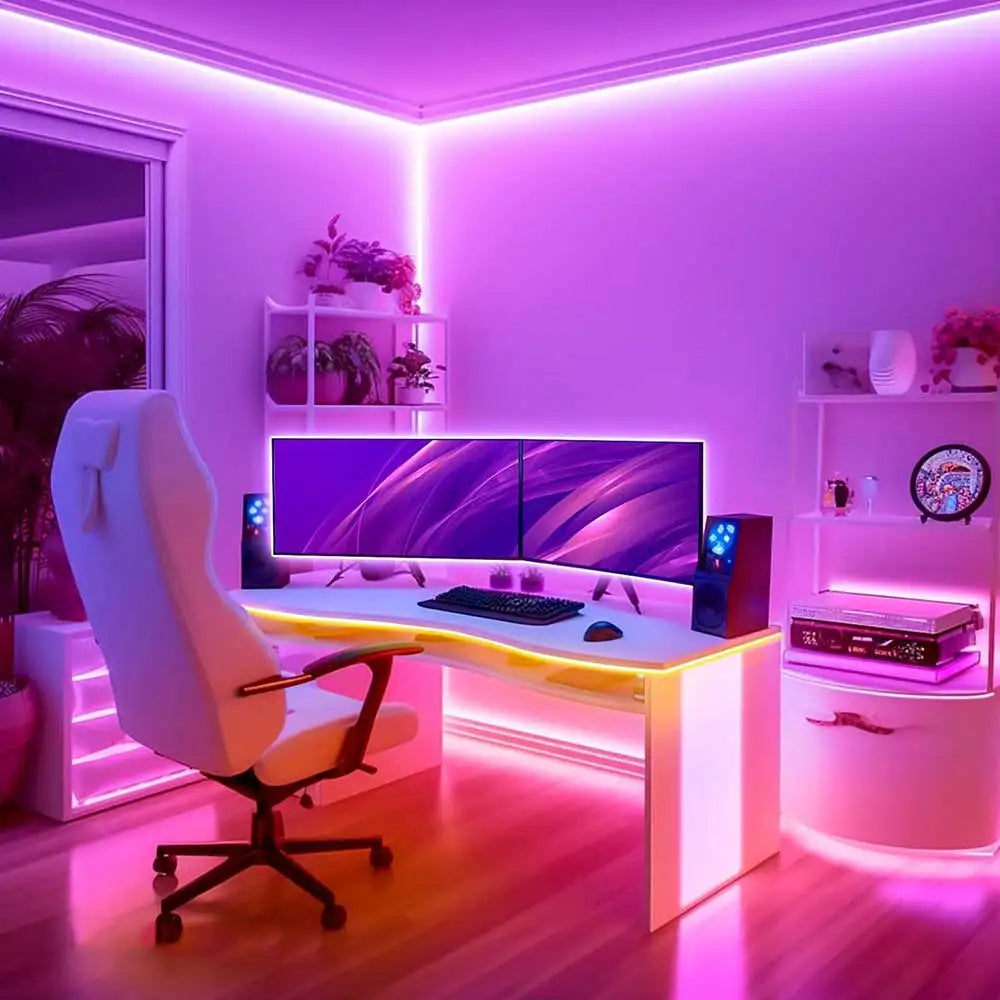 5M Neon LED Strip Lights USB 5V Strip IP65 Waterproof Control Led Flexible Diode Decoration For Home Living Room Decor Lighting