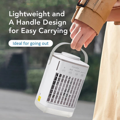 LZJV™ USB Mini Cooler – Portable Desktop Fan | Water Spray Cooling