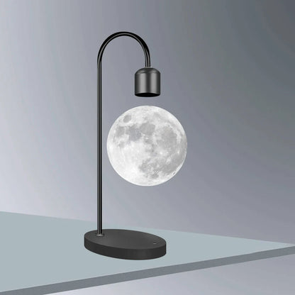 Three-color suspended switch maglev moon light bulb night  frame large star DIY
