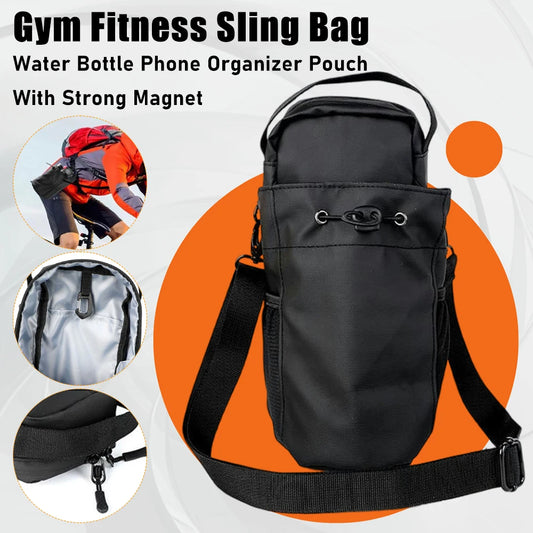 Magnetic Gym Shoulder Bag – Large-Capacity Fitness & Travel Organizer