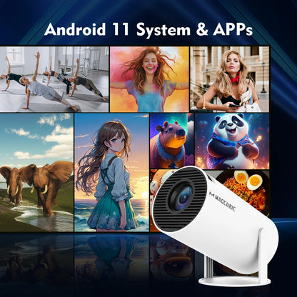 MAGCUBIC™ HY300 Pro Projector – 4K Android | WiFi + BT5.0