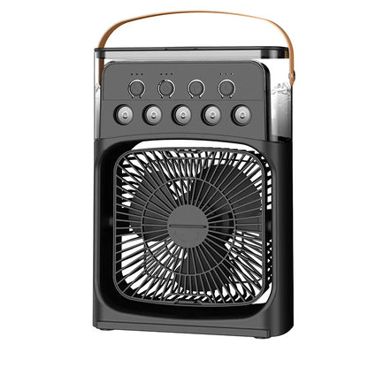 Portable 3 In 1 Fan Air Cooler LED Night Lights