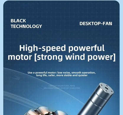 Portable 3 In 1 Fan Air Cooler LED Night Lights