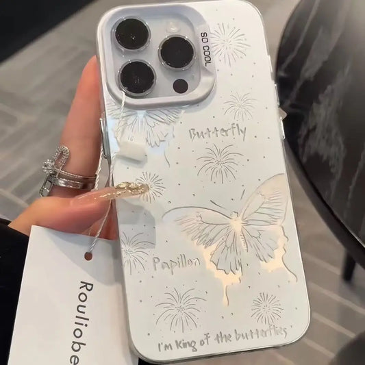 GEUMXL™ Butterfly iPhone Case – Colorful & Shockproof | Soft Bumper