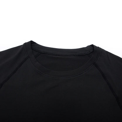 Men’s Compression Running T-Shirt – Long Sleeve Athletic Gym Top
